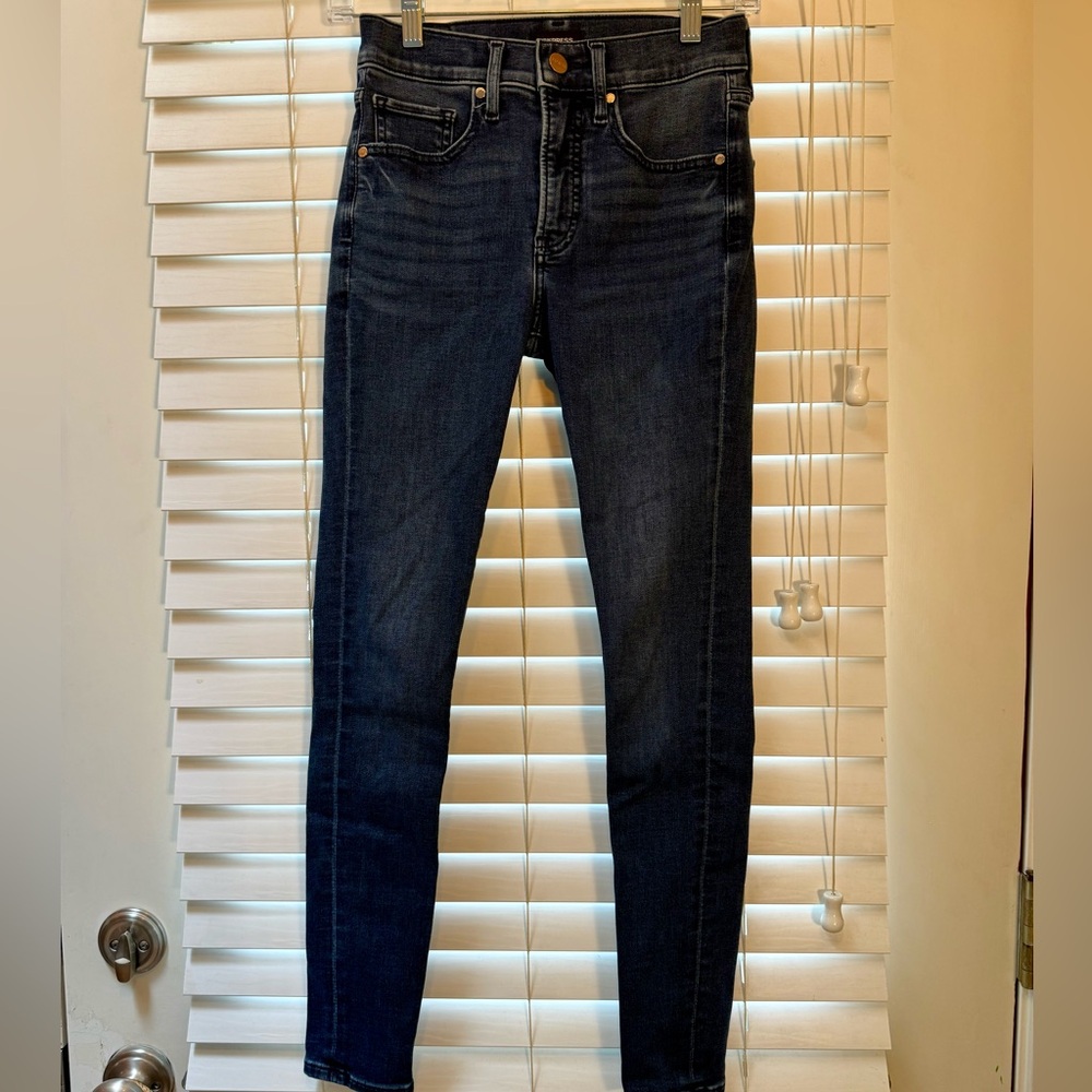 Express Mid Rise Skinny Jeans